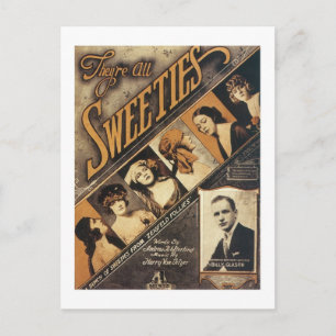 Het zijn allemaal Sweeties Songbook Hoesje Briefkaart