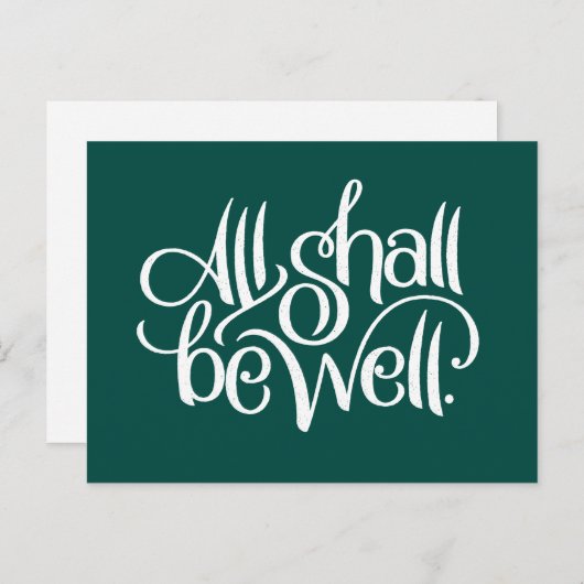 Het zijn allemaal turquoise Briefkaarten (Voorkant / Achterkant)