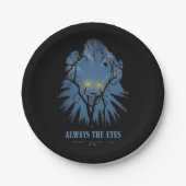 Het zijn altijd de pareidolic Topjes Papieren Bordje (Voorkant)