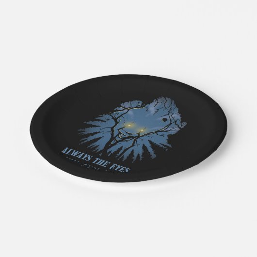 Het zijn altijd de pareidolic Topjes Papieren Bordje (Gekanteld)