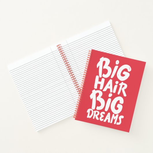 Het zijn Big Hair Big Dreams Notitieboek (Binnen)