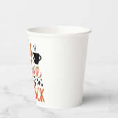 Het zijn Coffee-cups op uurpapier Papieren Bekers (Links)