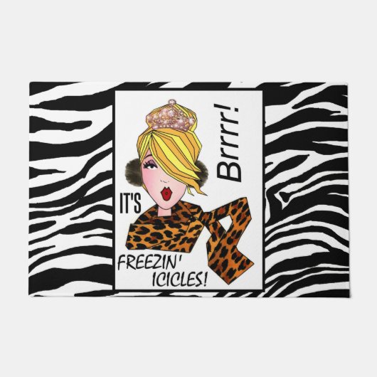 "Het zijn de ijskles van Freezin!" DIVA Deurmat (Voorkant)