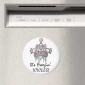 "Het zijn de ijskles van Freezin!" Tiara Magnet (Insitu (Vaatwasser))