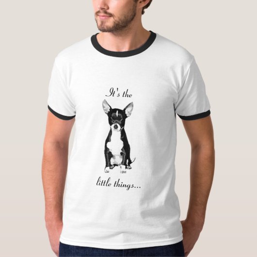 Het zijn de kleine dingen t-shirt (Voorkant)