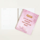 Het zijn de kleine momenten die het leven bloemrij planner (Display)