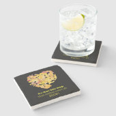 Het zijn die kleine dingen die... stenen onderzetter (Zijkant)