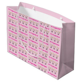 Het zijn drieling meisjes!, Cadeaupapier voor drie Groot Cadeauzakje
