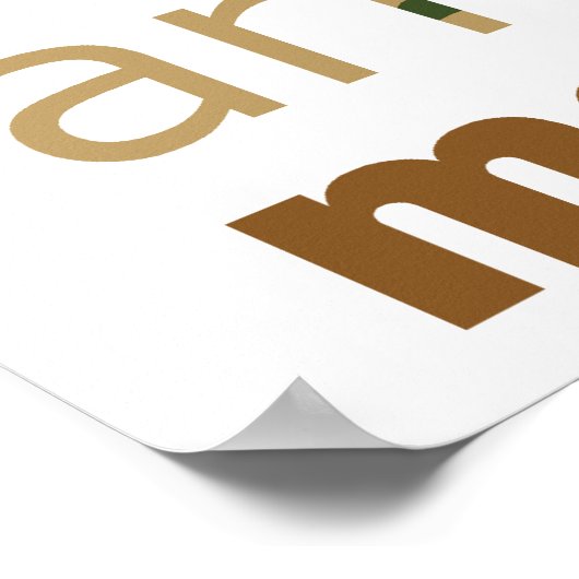 Het zijn een boom-heupger poster (Hoek)