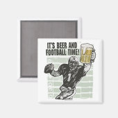 Het zijn Football T-shirts en geschenken Magneet (Voorkant / Achterkant)
