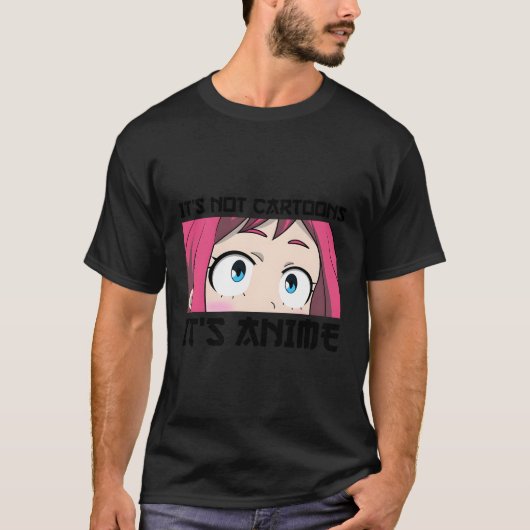 Het zijn geen Cartoons, het is anime Funny Anime L T-shirt (Voorkant)