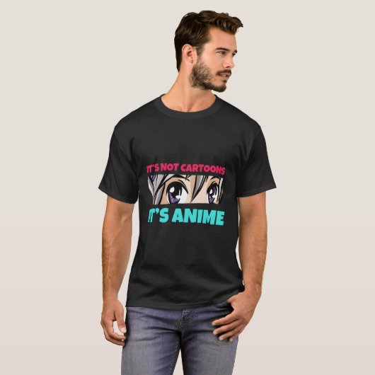 Het zijn geen Cartoons, het is anime Funny Manga O T-shirt (Voorkant volledig)