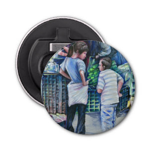 Het zijn geen meisjes, het zijn vrouwen button flesopener