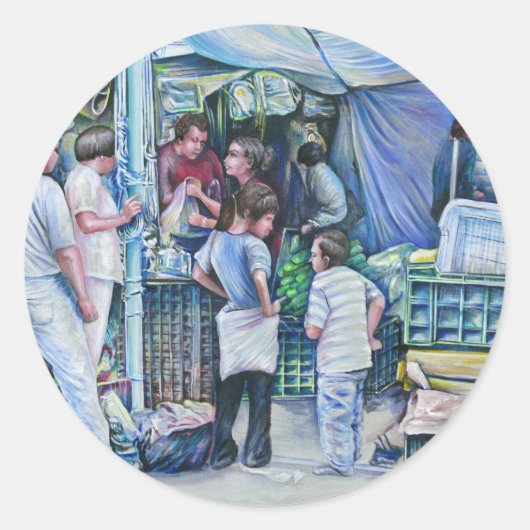 Het zijn geen meisjes, het zijn vrouwen ronde sticker (Voorkant)