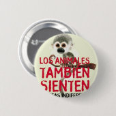 Het zijn gevoelige dingen ronde button 5,7 cm (Voorkant /achterkant)