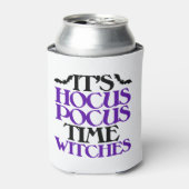Het zijn hocus pocus-tijdheksen blikjeskoeler (Blikje Voorkant)