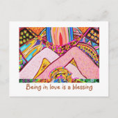 Het zijn in liefde is een zegen briefkaart (Voorkant)