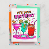 Het zijn je verjaardagsansichtkaarten briefkaart (Voorkant)