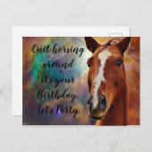 Het zijn jouw diervriendelijke groeten. briefkaart (Voorkant / Achterkant)