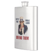 Het zijn jouw publieke Landen die ze verdedigen, o Flacon (Links)