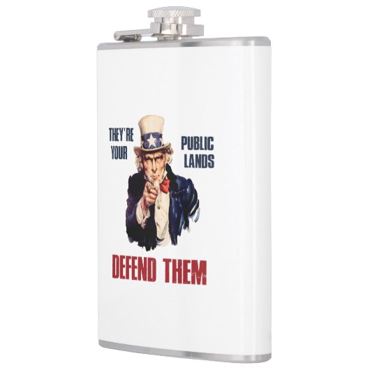 Het zijn jouw publieke Landen die ze verdedigen, o Heupfles (Links)