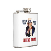 Het zijn jouw publieke Landen die ze verdedigen, o Heupfles (Rechts)