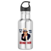 Het zijn jouw publieke Landen die ze verdedigen, o Waterfles (Voorkant)