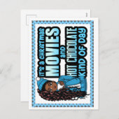 Het zijn kerstfilms en warme chocolademelk feestdagenkaart (Voorkant / Achterkant)