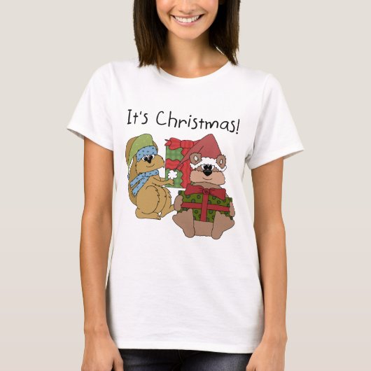 Het zijn kerstshirts en cadeautjes t-shirt (Voorkant)