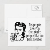 Het zijn mensen zoals jij... briefkaart (Voorkant / Achterkant)