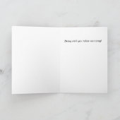 Het zijn met u neemt weg me! feestdagen kaart (Binnen)