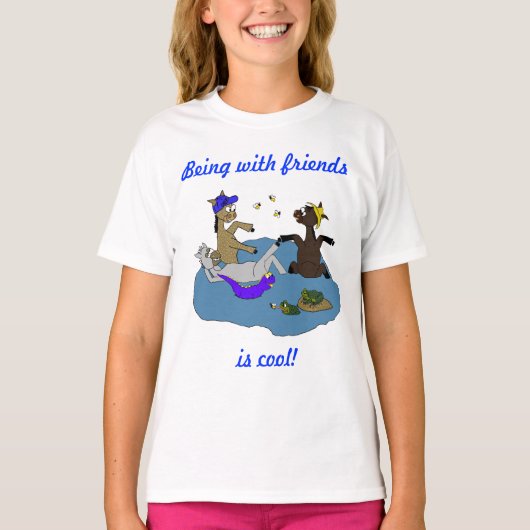 Het zijn met vrienden is kool Sonoran vrienden T-shirt (Voorkant)