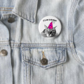 HET ZIJN MIJN VERJAARDAG KAT BUTTONNEN RONDE BUTTON 5,7 CM (In situ)