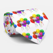 Het zijn mijn vogelballonnen stropdas (Opgerold)