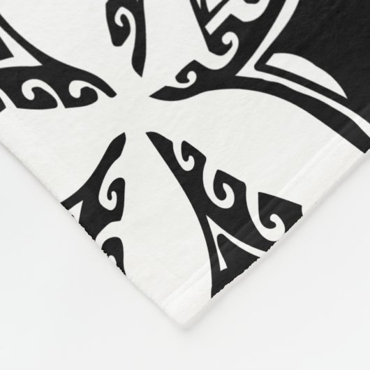 Het zijn niet altijd zwarte of witte polynesiaanse fleece deken (Hoek)
