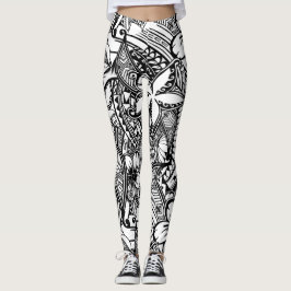 Het zijn niet altijd zwarte of witte polynesiaanse leggings