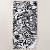 Het zijn niet altijd zwarte of witte polynesiaanse strandlaken (Voorkant)