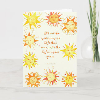 Het zijn niet de jaren... kaart