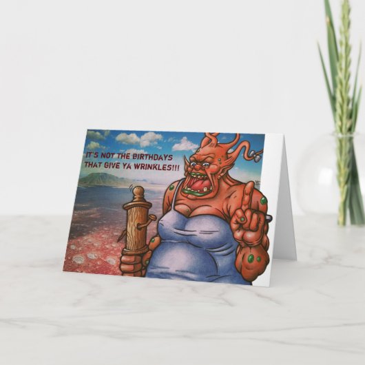 HET ZIJN NIET DE VERJAARDAGEN... KAART (Voorkant)