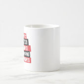 Het zijn nooit de goeden die boeken verbieden koffiemok (Center)