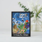 Het zijn regenende Mannen, Hallelujah Briefkaart (Staand voorkant)