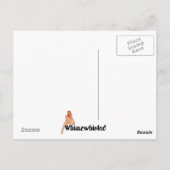 Het zijn regenende Mannen, Hallelujah Briefkaart (Achterkant)