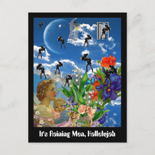 Het zijn regenende Mannen, Hallelujah Briefkaart