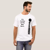 Het zijn schildpadden helemaal naar beneden t-shirt (Voorkant volledig)