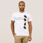 Het zijn schildpadden helemaal naar beneden t-shirt (Voorkant volledig)