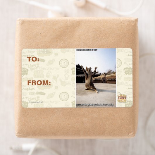 Het zijn shaolin poten van woede etiket (Insitu)