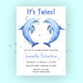 Het zijn tweelingdolfijnen onder het Zeeen Baby sh Kaart