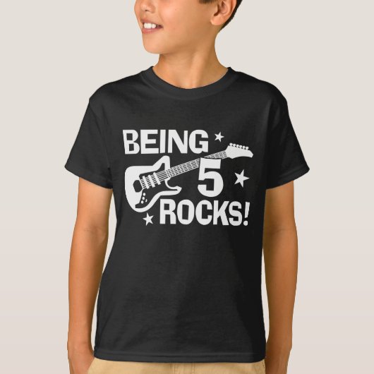 Het zijn van 5 rotsen t-shirt (Voorkant)