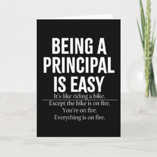 Het zijn van een directeur is gemakkelijk School d Kaart