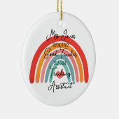 het zijn van elke grote leraar is een geweldige TA Keramisch Ornament (Rechts)